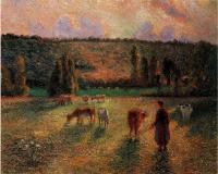 Pissarro, Camille - Cowherd at Eragny